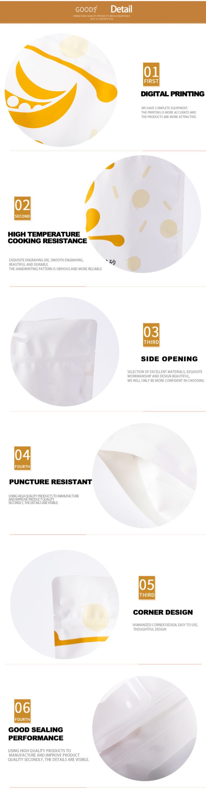 Cat litter packaging bag