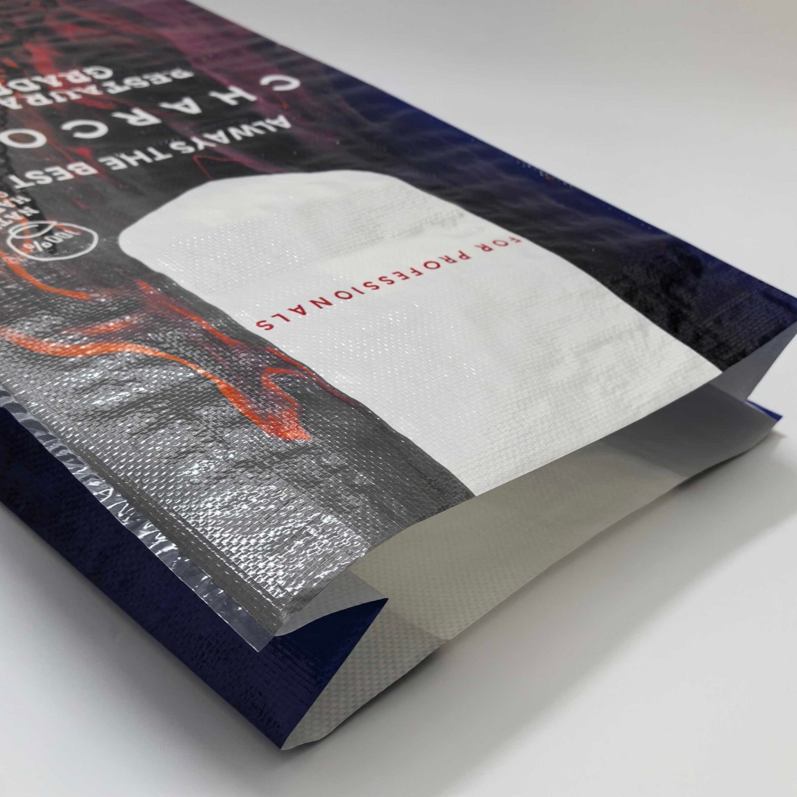 Custom Polypropylene Coal Bag Bopp PP Woven Plastic Charcoal Briquettes Packaging Bag - Image 3