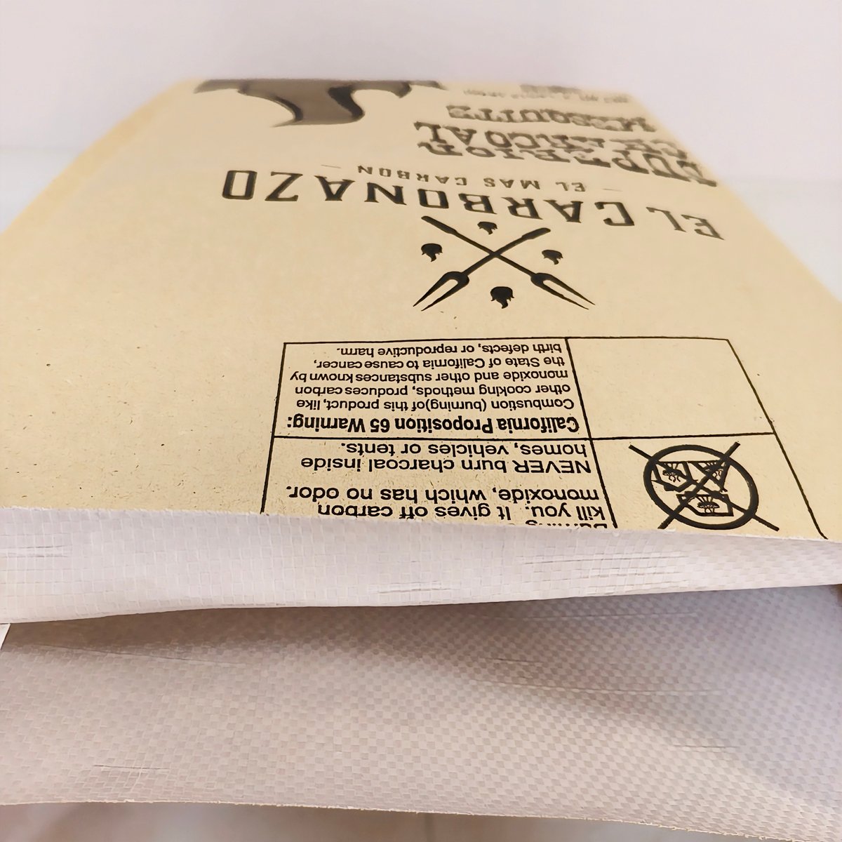 High Quality Generic hardwood Charcoal packaging bag 7lb 15lb 20lb 40lb - Image 2