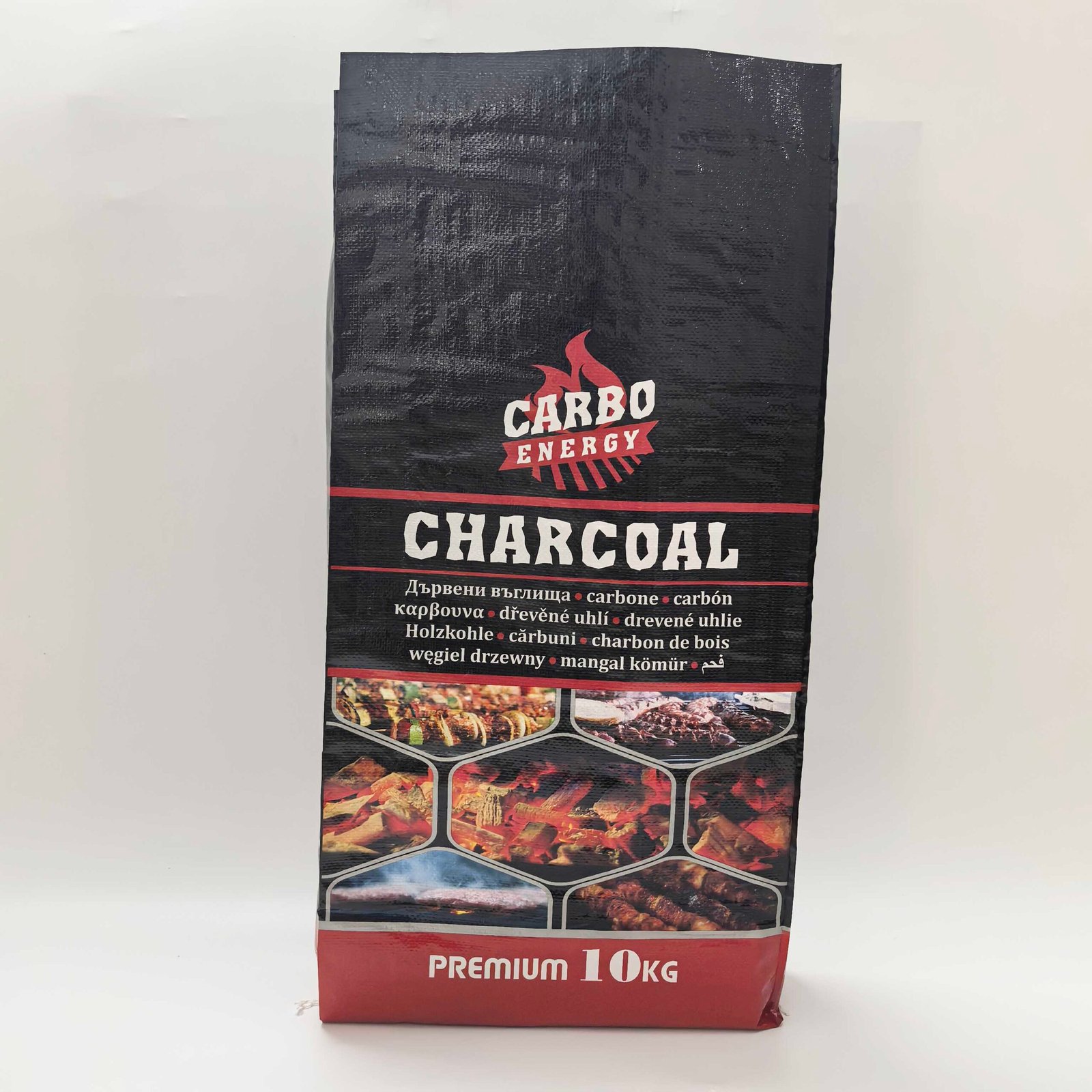 Custom Bopp Laminated pp Woven Sack Charcoal Packing Bag 5kg 10kg 20kg