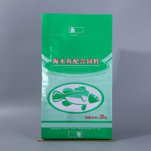 Moisture Proof Animal Fish Feed Packaging Bags for 15kg 25kg 50kg Packing