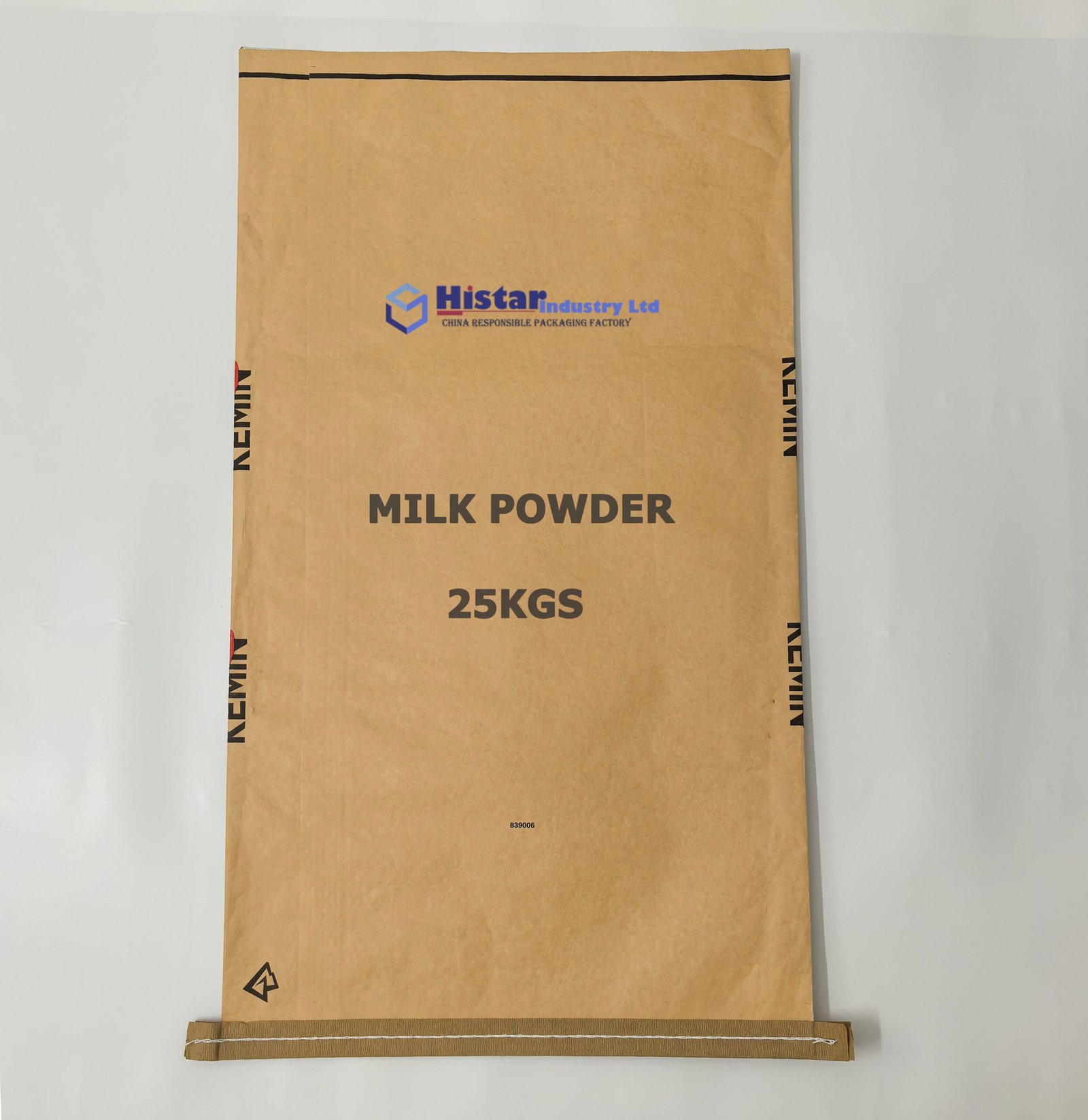 Full Cream Milk Powder 25kg bag Supplier Kraft paper Aluminium Foil with Custom Logo packing