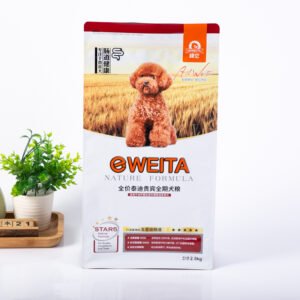 Wholesale Matt PET PE dog foods bags 2.5kg 5kg