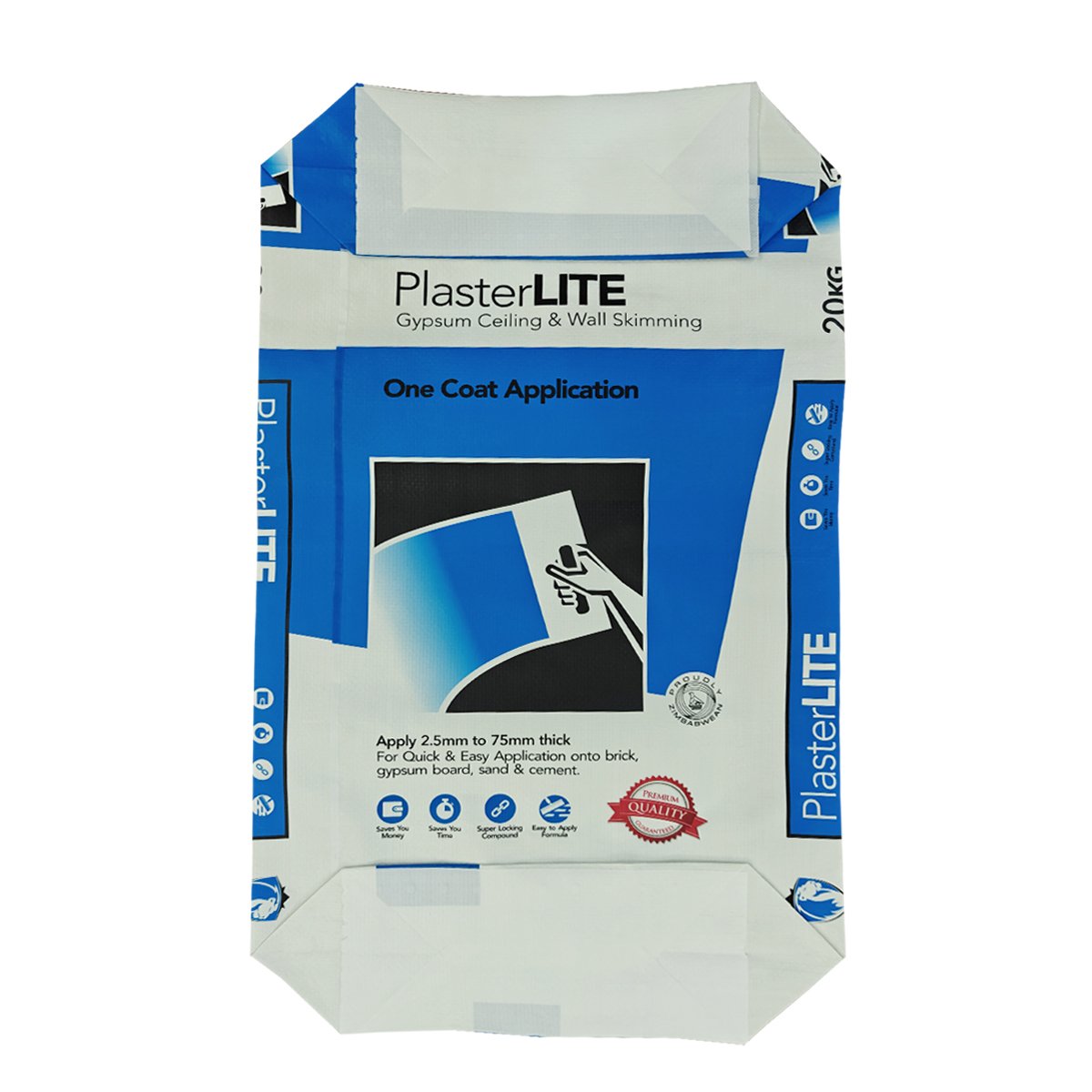 Wholesale Custom PP Woven Valve Bags For Construction Plaster Gypsum Powder 25kg 40kg 50kg Packaging - Image 2