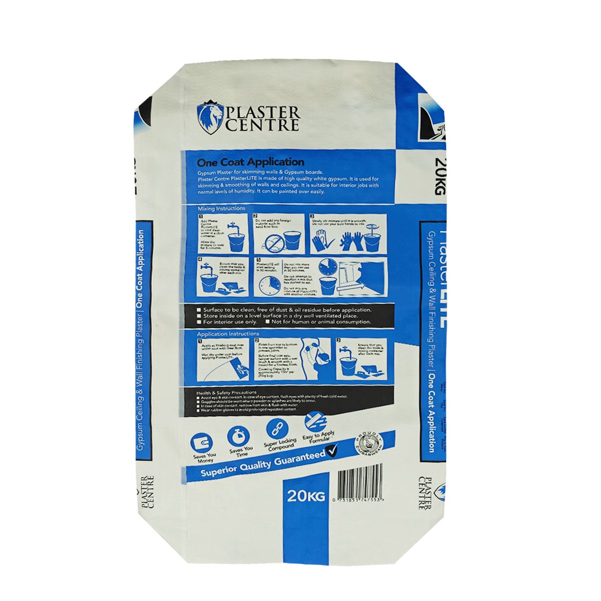 Wholesale Custom PP Woven Valve Bags For Construction Plaster Gypsum Powder 25kg 40kg 50kg Packaging - Image 3