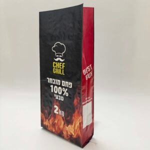 Natural Premium Coal Packaging Bag polypropylene woven 2kg weight