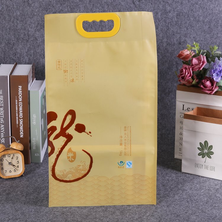 Food grade flour bag 5kg with carrying handle clear window - Image 2